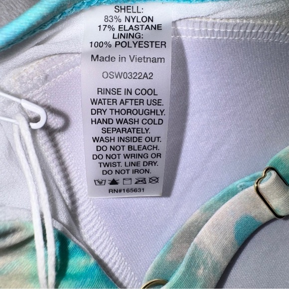 NEW Johnny Was Calme Adjustable Bikini Triangle Swim Top  MSRP $88‎ - Picture 8 of 8